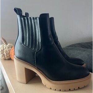 Black ankle boots